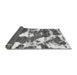 Sideview of Abstract Gray Modern Rug, abs1137gry