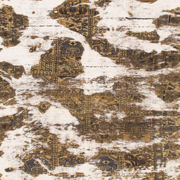 Square Machine Washable Abstract Red Brown Rug, wshabs1137