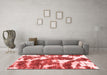 Modern Red Washable Rugs