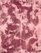 Abstract Pink Modern Rug, abs1138