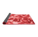 Abstract Red Modern Area Rugs