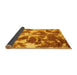 Sideview of Abstract Yellow Modern Rug, abs1138yw