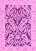 Machine Washable Abstract Pink Modern Rug, wshabs1139pnk
