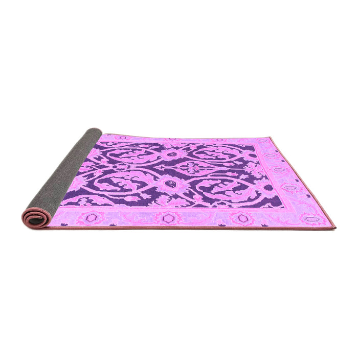 Sideview of Abstract Purple Modern Rug, abs1139pur