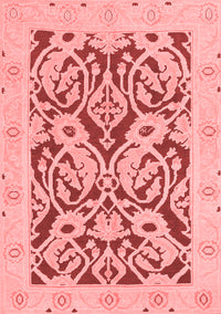 Abstract Red Modern Rug, abs1139red