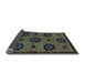 Sideview of Abstract Light Blue Modern Rug, abs113lblu