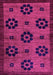Machine Washable Abstract Pink Modern Rug, wshabs113pnk