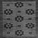 Square Machine Washable Abstract Gray Modern Rug, wshabs113gry