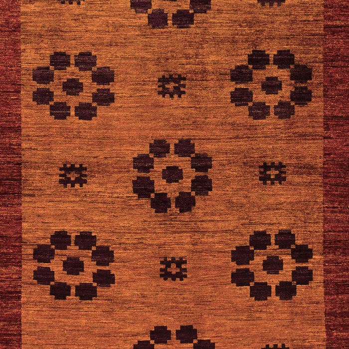 Abstract Orange Modern Rug, abs113org
