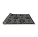 Sideview of Abstract Gray Modern Rug, abs113gry