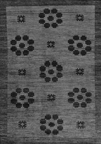 Abstract Gray Modern Rug, abs113gry