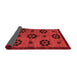 Abstract Red Modern Area Rugs