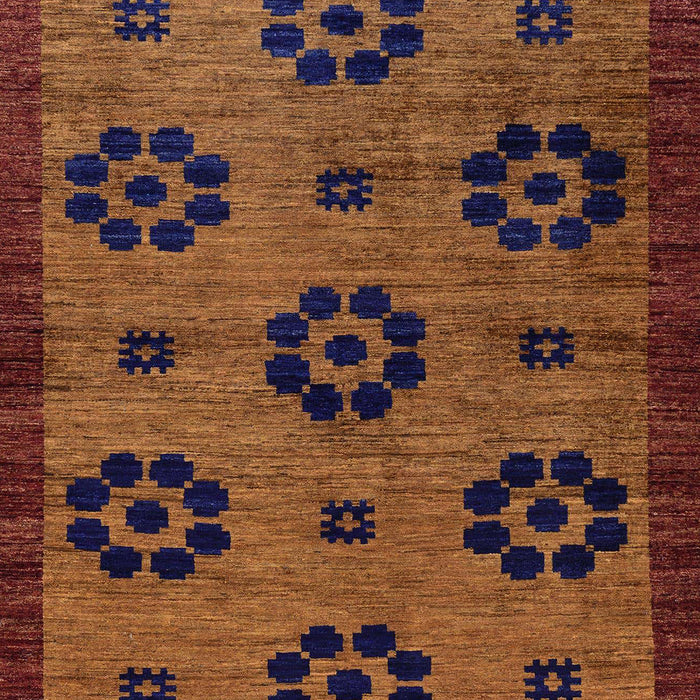 Abstract Red Modern Rug in a Bedroom, abs113