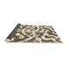 Sideview of Abstract Brown Modern Rug, abs1140