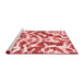 Modern Red Washable Rugs