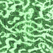 Square Machine Washable Abstract Emerald Green Modern Area Rugs, wshabs1140emgrn