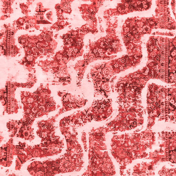 Abstract Red Modern Area Rugs