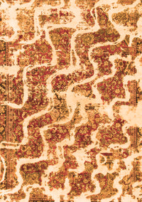 Abstract Orange Modern Rug, abs1141org