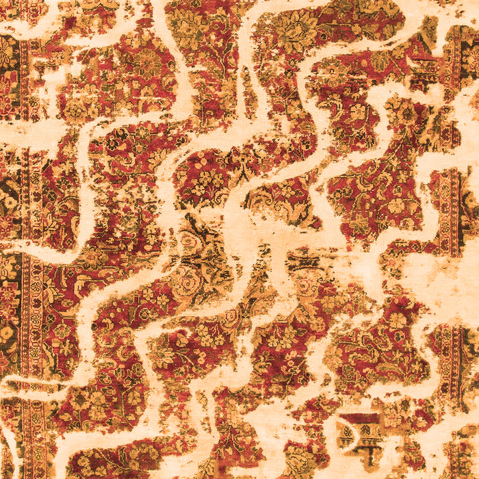 Abstract Orange Modern Rug, abs1141org