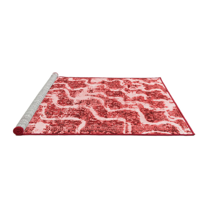 Modern Red Washable Rugs