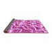 Sideview of Abstract Pink Modern Rug, abs1141pnk