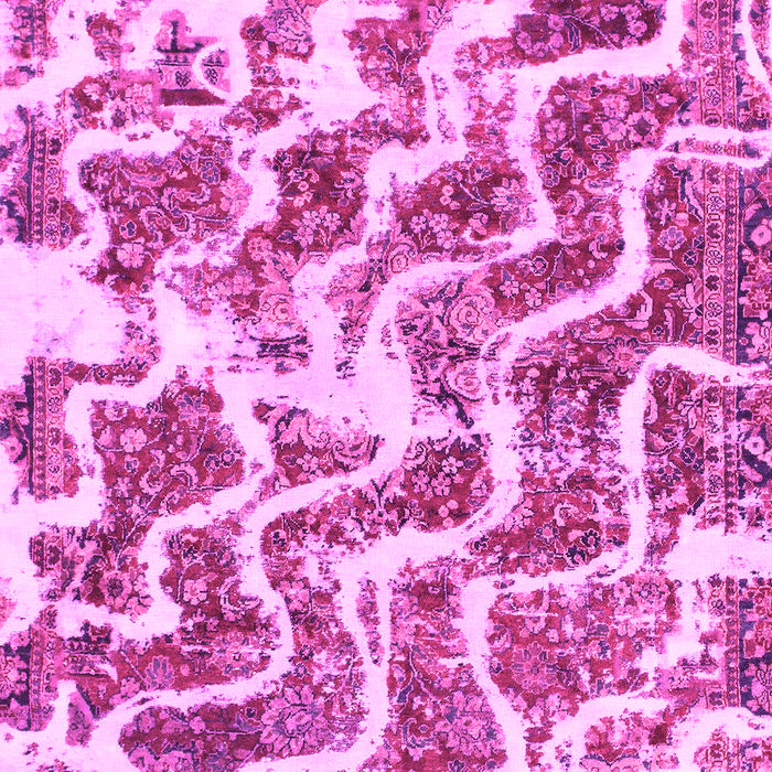 Machine Washable Abstract Pink Modern Rug, wshabs1141pnk