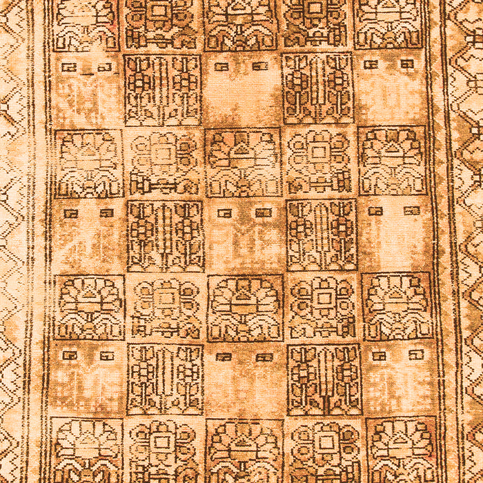 Abstract Orange Modern Rug, abs1142org