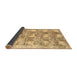 Sideview of Abstract Brown Modern Rug, abs1142brn