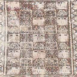 Square Machine Washable Abstract Dark Almond Brown Rug, wshabs1142
