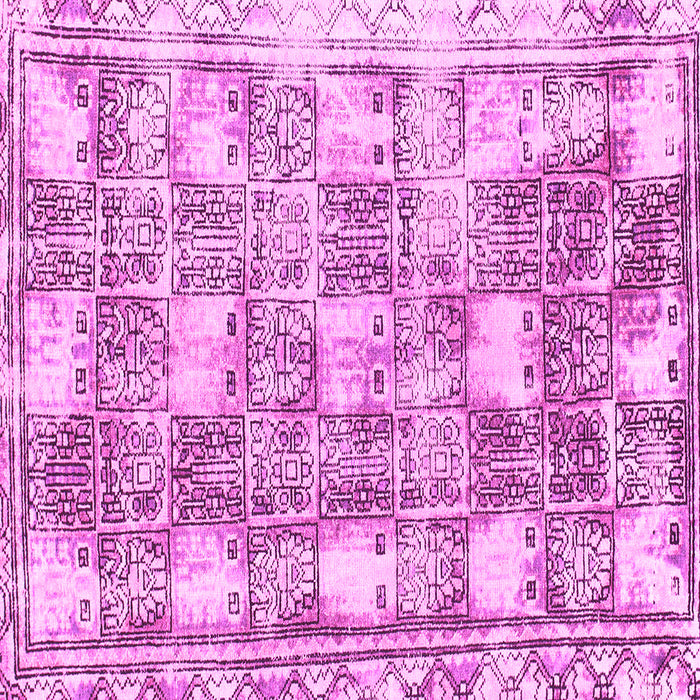 Square Abstract Pink Modern Rug, abs1142pnk