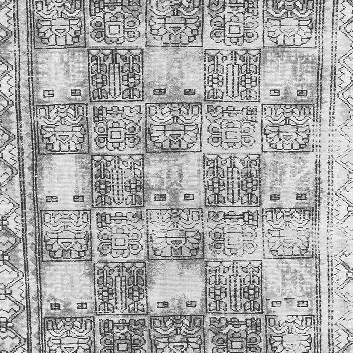 Machine Washable Abstract Gray Modern Rug, wshabs1142gry