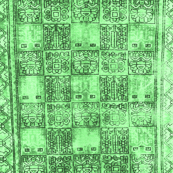 Abstract Emerald Green Modern Rug, abs1142emgrn