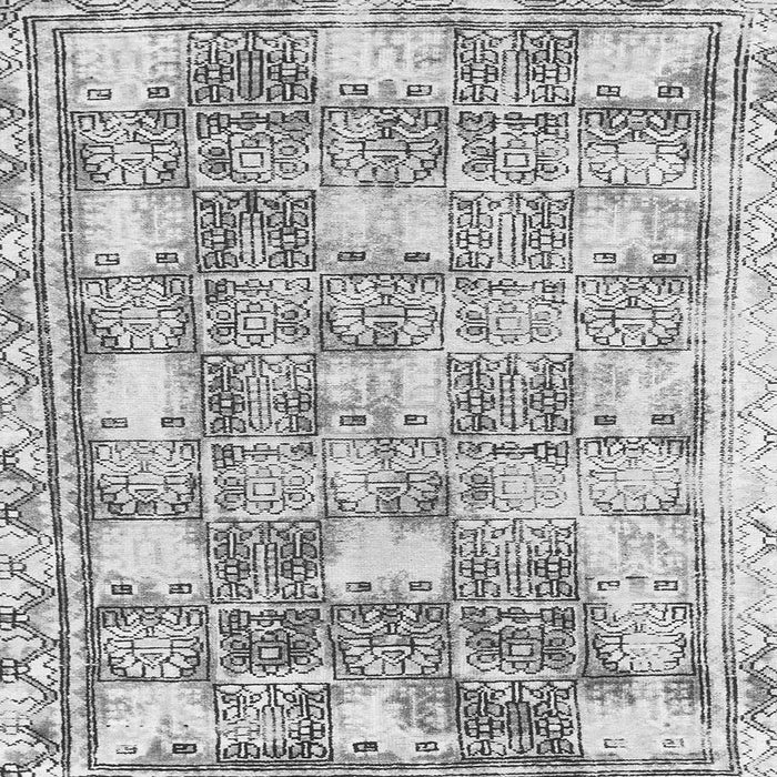 Square Machine Washable Abstract Gray Modern Rug, wshabs1142gry