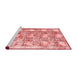 Modern Red Washable Rugs