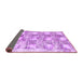 Sideview of Abstract Purple Modern Rug, abs1142pur