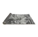 Sideview of Abstract Gray Modern Rug, abs1143gry