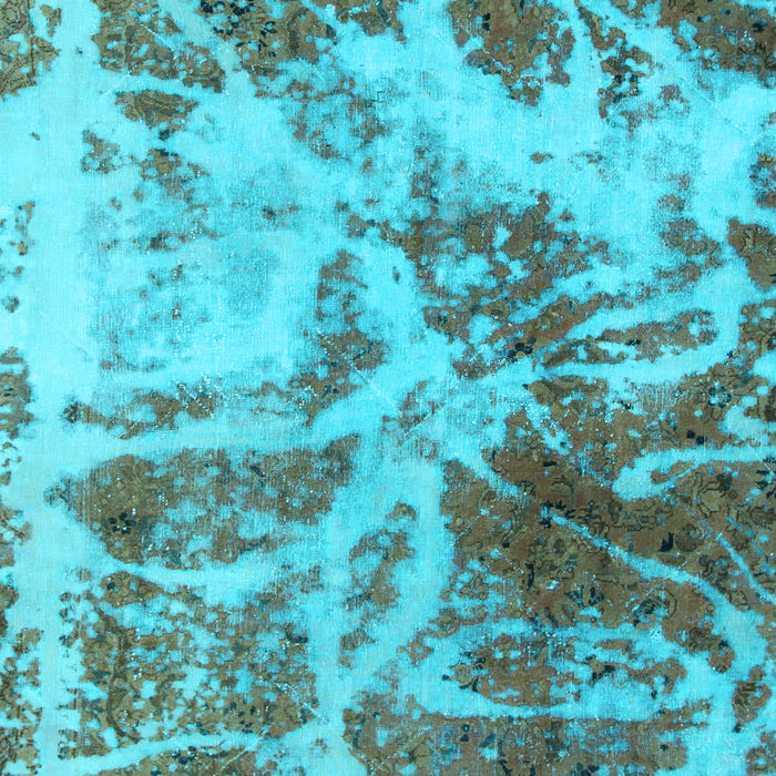 Abstract Light Blue Modern Rug, abs1143lblu