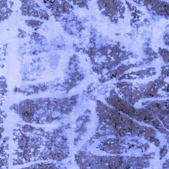 Abstract Blue Modern Rug, abs1143blu