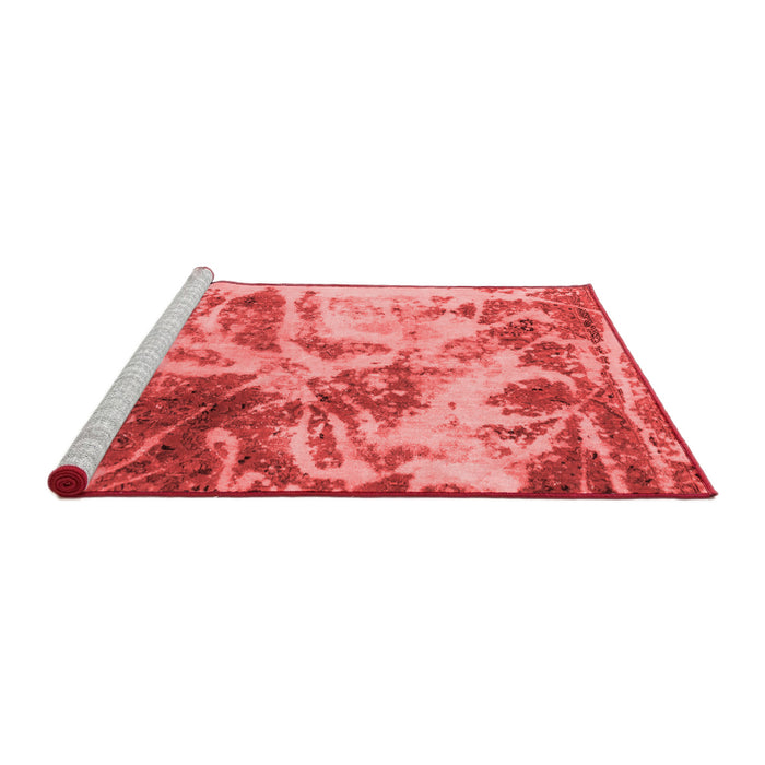 Modern Red Washable Rugs