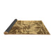 Sideview of Abstract Brown Modern Rug, abs1143brn