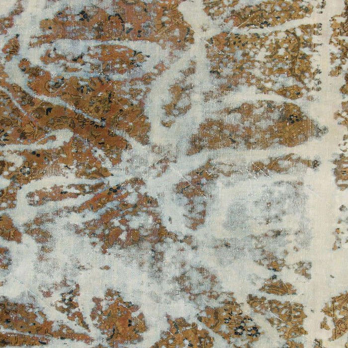 Machine Washable Abstract Brown Rug, wshabs1143