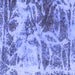 Square Machine Washable Abstract Blue Modern Rug, wshabs1143blu