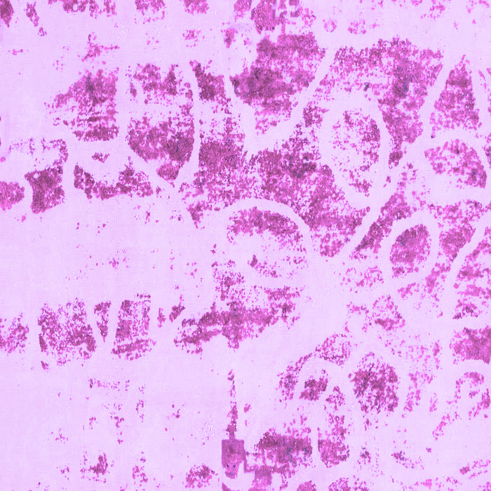 Square Machine Washable Abstract Purple Modern Area Rugs, wshabs1144pur