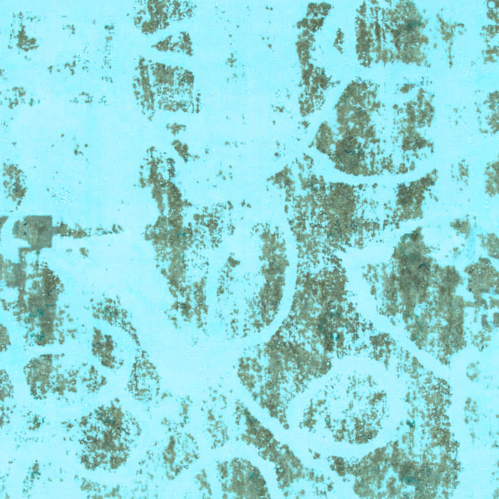 Abstract Light Blue Modern Rug, abs1144lblu