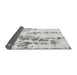 Sideview of Abstract Gray Modern Rug, abs1144gry