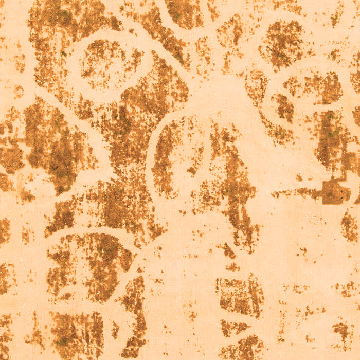 Machine Washable Abstract Orange Modern Area Rugs, wshabs1144org