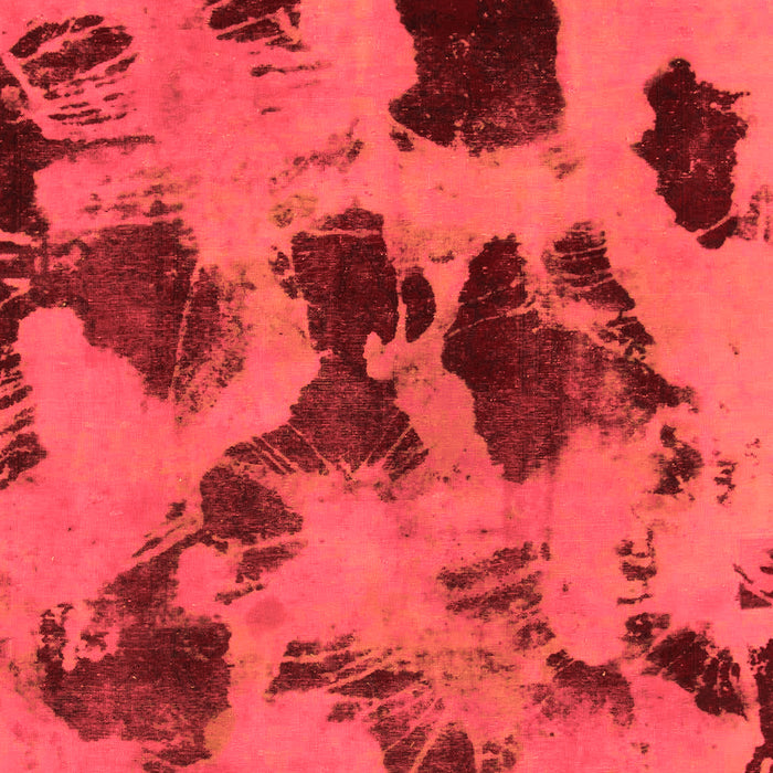 Abstract Orange Modern Rug, abs1145org