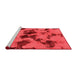 Modern Red Washable Rugs