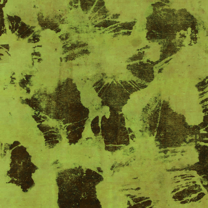 Abstract Green Modern Rug, abs1145grn