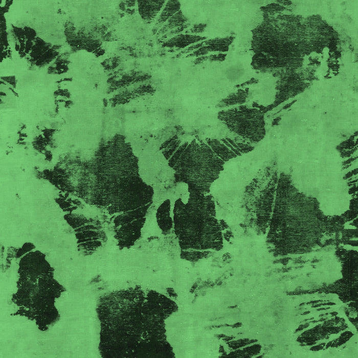 Machine Washable Abstract Emerald Green Modern Area Rugs, wshabs1145emgrn